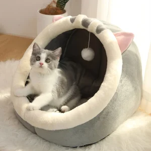 Deep Sleep Cat Bed Foldable Removable Washable