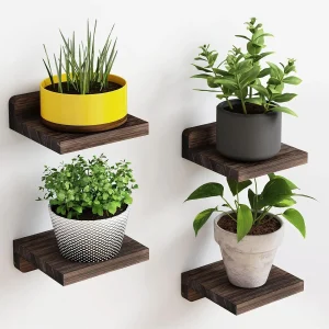 4-Pack Small Floating Shelves for Wall,