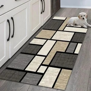 VIKAMA Kitchen Entryway Non-Slip Mat, Machine-Washable