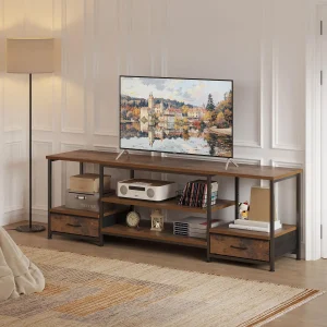 63IN Wooden Tv Stand For Up To 75 Inch TV