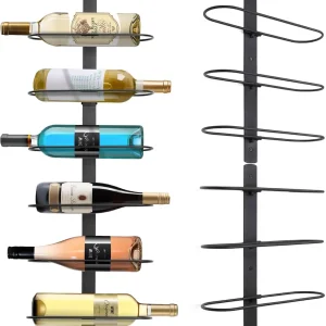 Wall Mounted Wine Rack for 8 Bottles