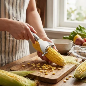 Home Y-Shaped Corn Peeler - Stainless Steel