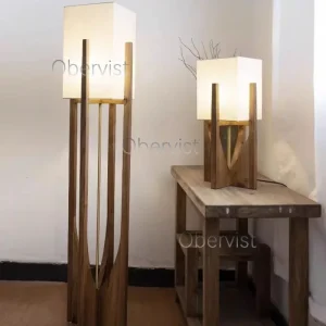 Solid Wood Floor Lamp – Wooden Standing Lamp